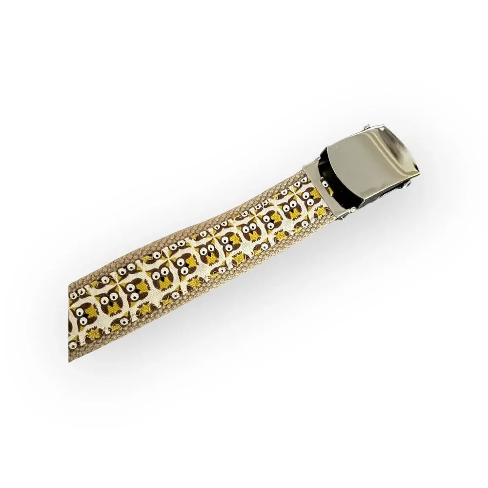 Toddler Neutral Owl Belt